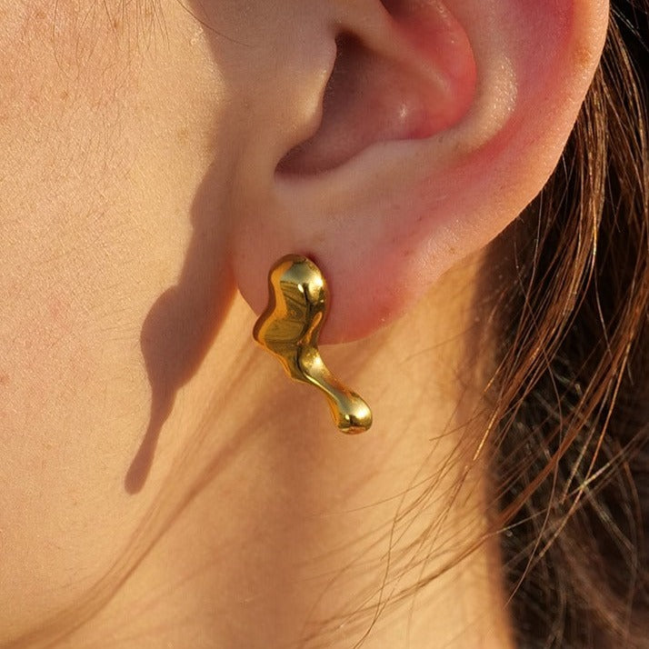 MOLTEN METAL EARRINGS